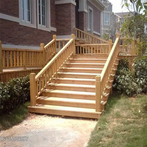 郑州防腐木&松木扶手