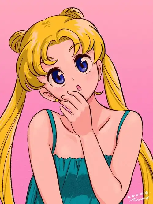 美少女战士动漫手绘