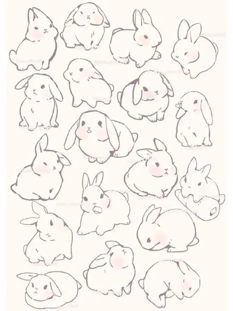 兔子怎么画 分享艺术家教程