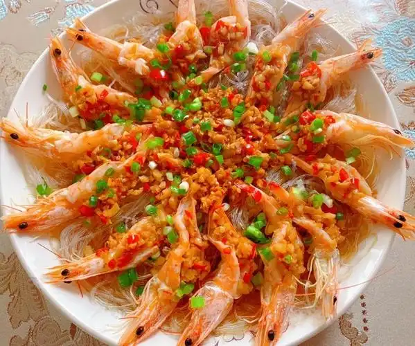 家常菜的做法:蒜蓉粉丝蒸虾的简单家常菜45种 - 简单的家常菜 - 简单