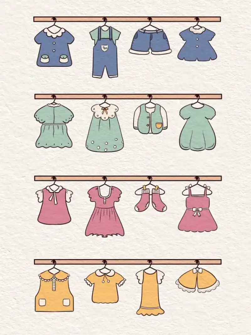 简笔画小物件②-我的小衣橱