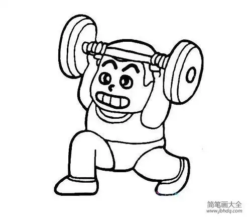 简笔画运动员小人简笔画跑步运动的简笔画简笔画图片-中国儿童资源网