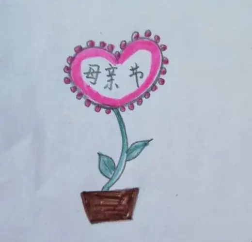母亲节画怎么画