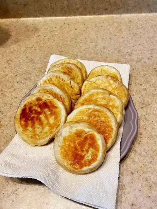 电饼铛美食之一油酥烧饼