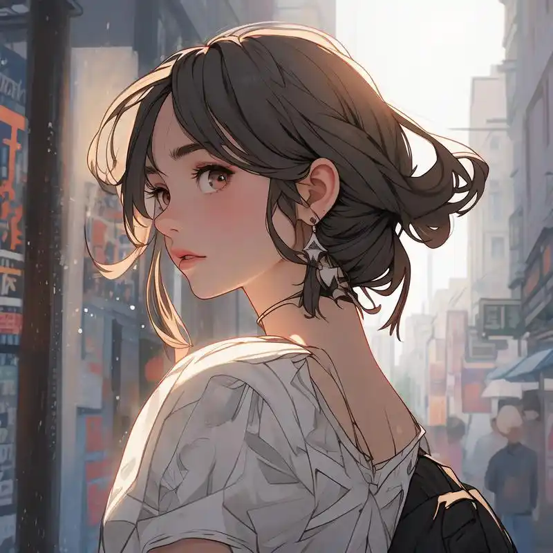 超好看的美女漫画侧脸头像94 今天给大家带来一组超级好看的美女