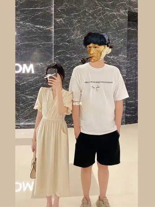 150与178身高差情侣周末出gai穿搭look