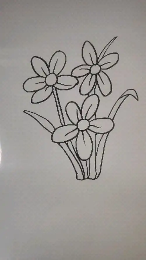 画画原来如此简单简笔画美丽的水仙花水仙花有着吉祥如意的美好寓意