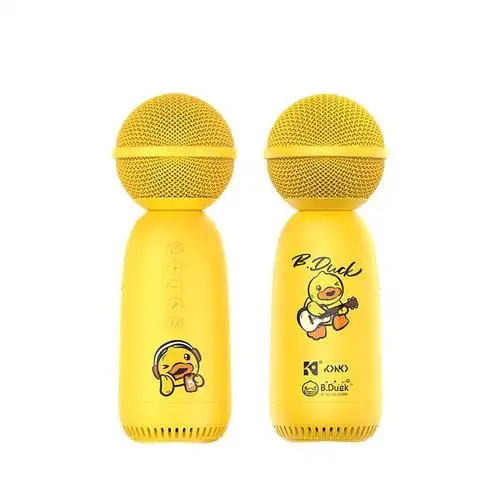 小黄鸭bduck话筒音响一体麦克风k歌儿童玩具无线家用唱歌手机专用