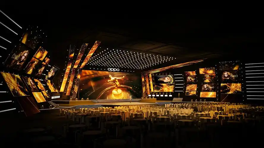 2021oppo年会舞台设计