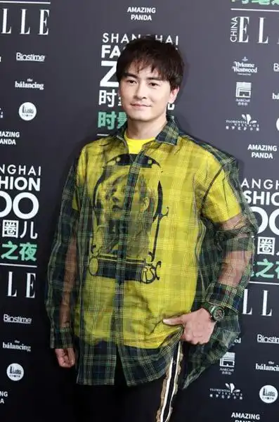 郑元畅的衣品真的绝,黄色t恤 绿色薄纱外套,减龄帅气还挺酷|t恤|衬衫|