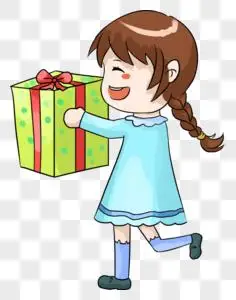 女孩放烟花图片