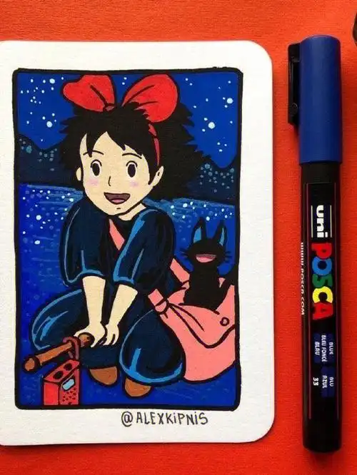 02宫崎骏动漫手绘