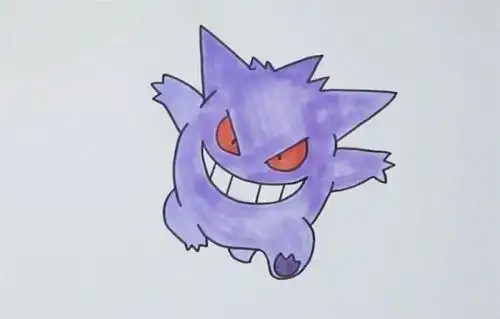 彩色万圣节小恶魔简笔画怎么画 q版小恶魔简笔画画法图解