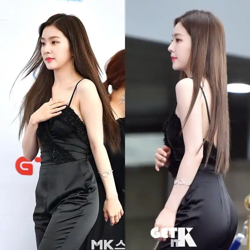 裴珠泫活动照引网友"围观",黑色吊带连体衣堪称"量身定做"