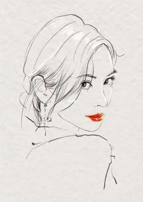 每日速写杨颖angelababy