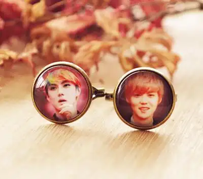 exo周边exo戒指exo应援鹿晗kris同款 定制照片戒指送闺蜜创意礼物