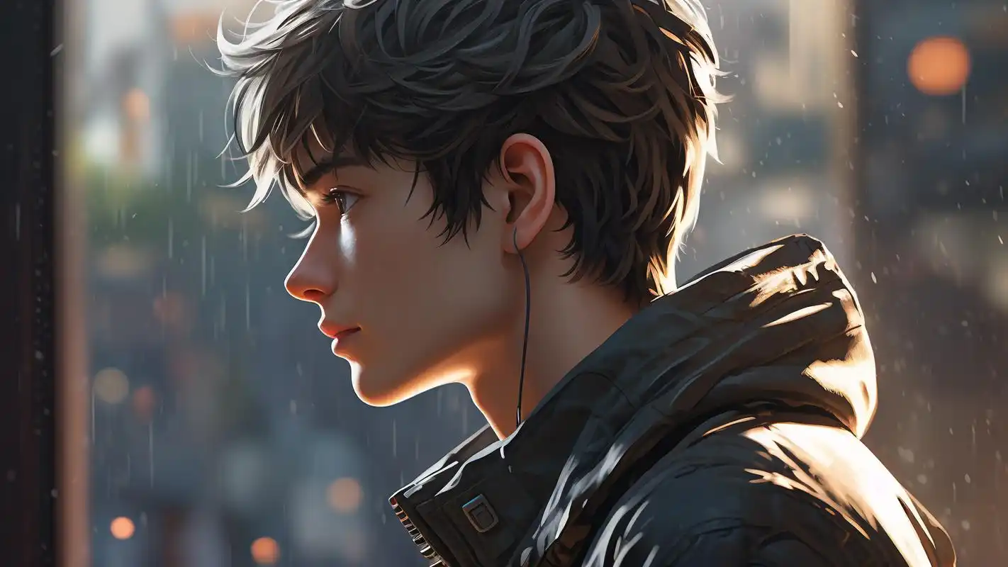 来看看这组二次元高冷男神露肤壁纸吧!