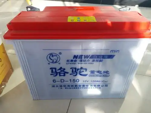 骆驼蓄电池6dg15012v120ah电动三轮车叉车搬运车专用水蓄电池