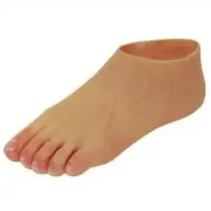 假肢脚套 硅胶仿真脚 美观脚趾 半脚掌 脚短缺 量身定做 假脚假肢