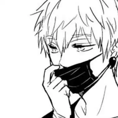 简笔画好看二次元男生戴面具简笔画戴口罩小男孩儿童画怎么画戴口罩小