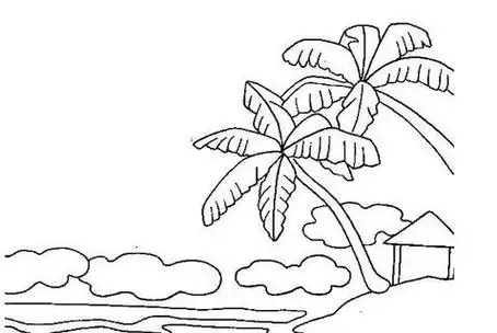 帕帕韦斯特雷岛简笔画