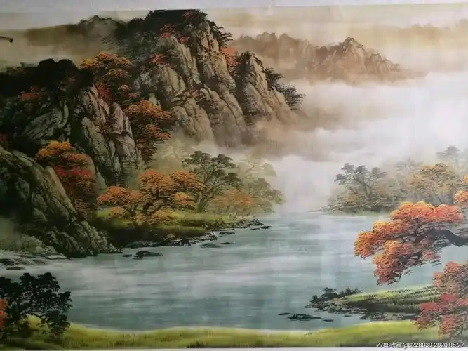 张震鸣山水《江山如画》