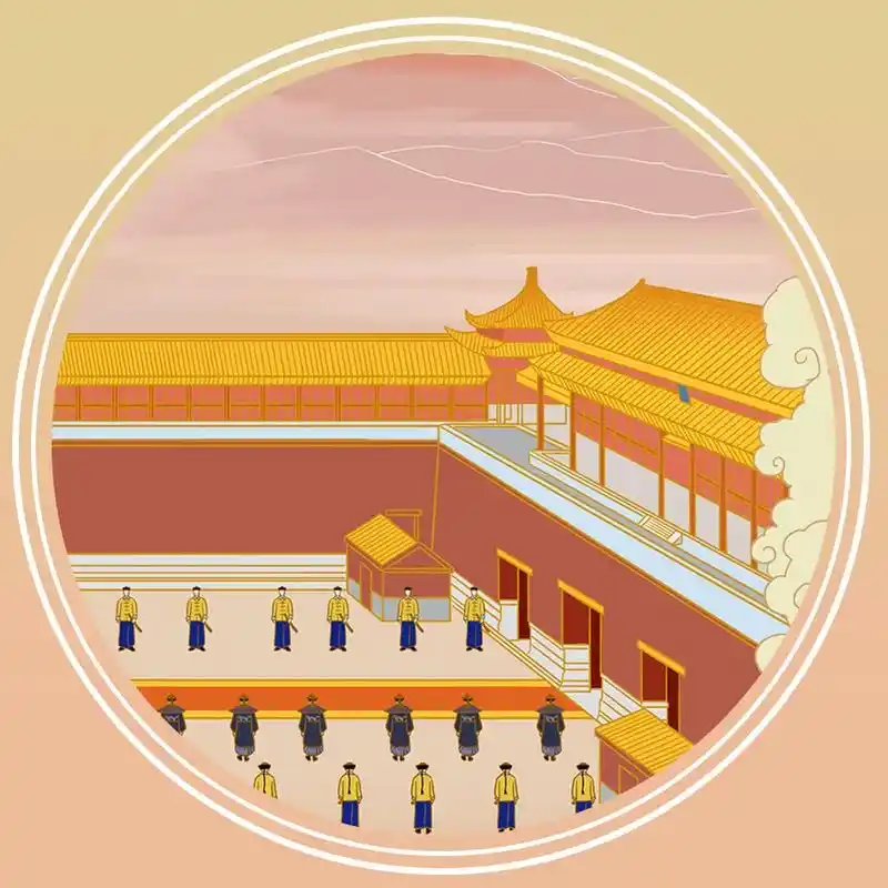 长卷节选#画画 #古风建筑 #插画 - 抖音