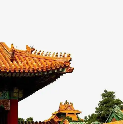 古代古典故宫角楼屋檐元素png免抠素材新图网