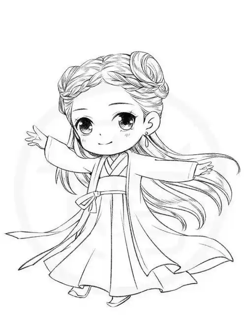 人物简笔画图片大全 人物简笔画图片大全带颜色