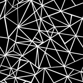 矢量黑白几何拼接三角形重复无缝图案背景.
