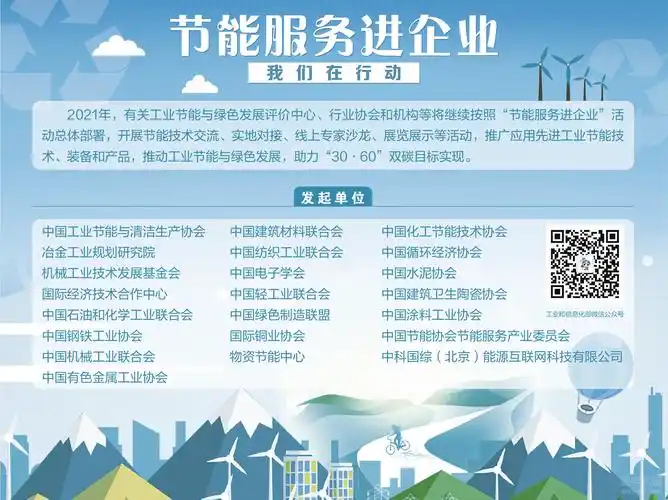 中国水泥协会等22家单位支持工信部开展"节能服务进企业"工作