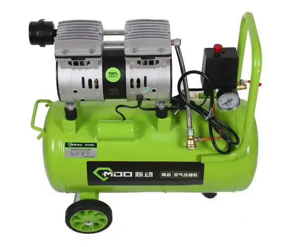 脉动30l-750w静音无油空压机低噪音压缩机 牙科**木工气泵磅-电动工具