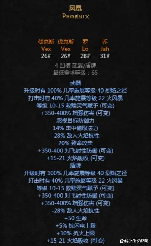 暗黑2重制版24补丁中被极大增强的符文之语刚毅天花板级增强