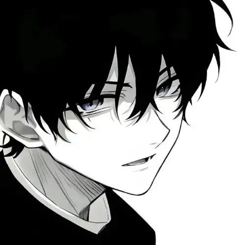 动漫男头黑白##二次元新鲜事