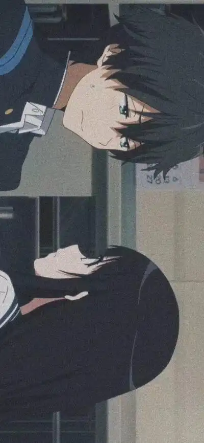 《冰菓》折木奉太郎插画 素材 ins 韩系 可爱 简约 手绘 动漫 锁屏