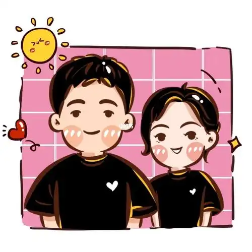 卡通头像  #q版头像  #可爱聊天背景图