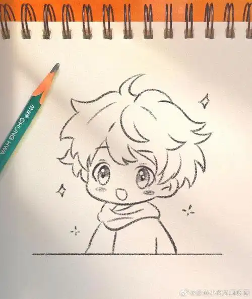 动漫男生简笔画 .__财经头条