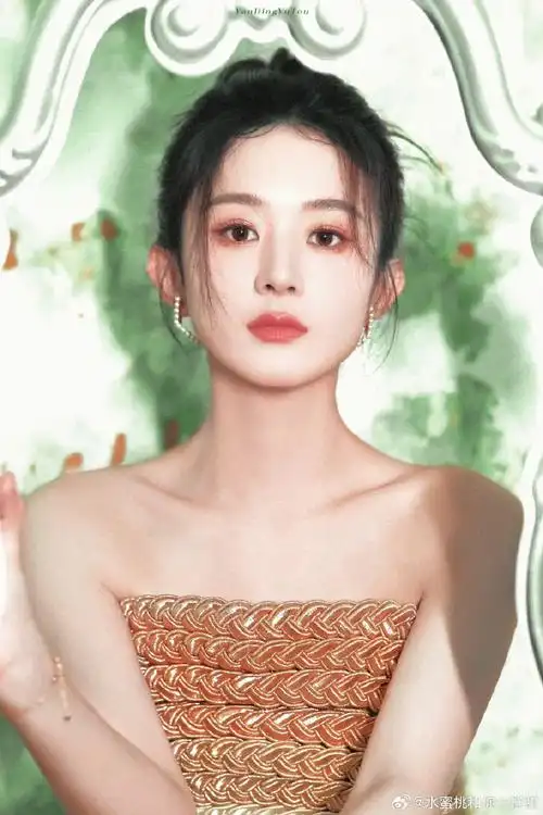 赵丽颖油画妆##赵丽颖全新高定##赵丽颖油画里的美人