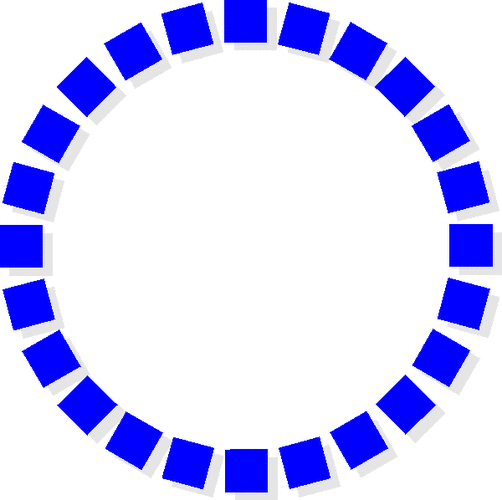 怎么用ps文字加路径画个种圆 ?比如这种