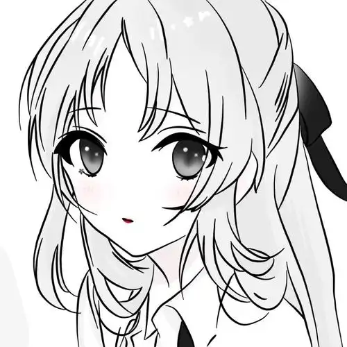 自描女头漫头可爱450209