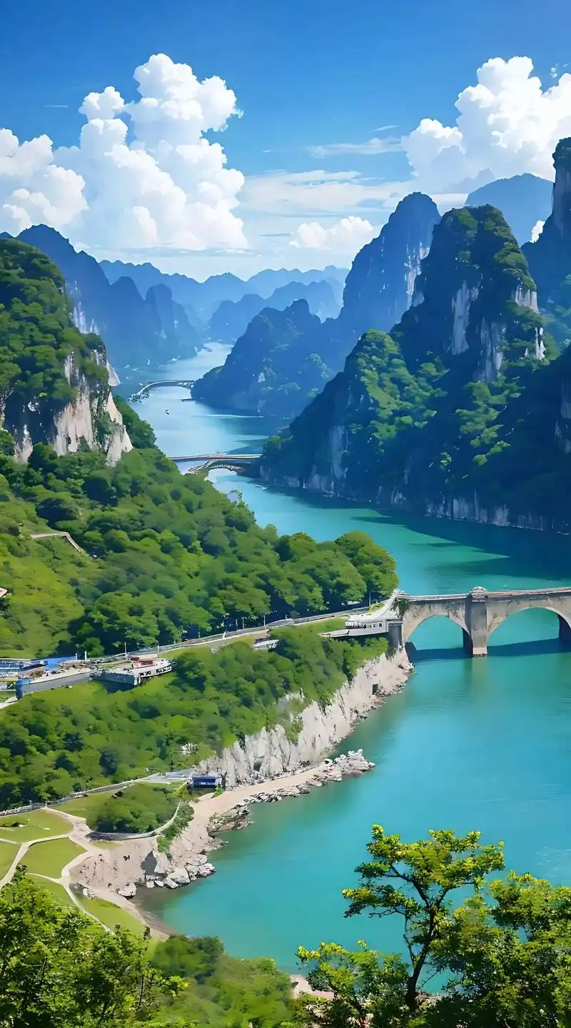 美丽梦幻的桂林山水,云雾缭绕的仙境,#一起享受大自然的美 # - 抖音