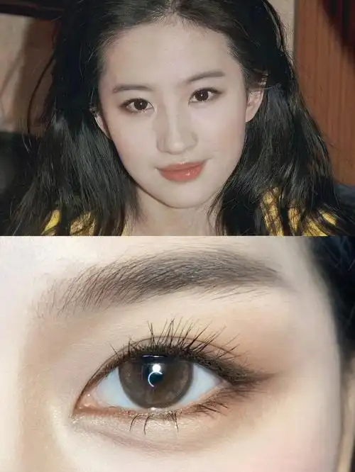 内双眼妆你离刘亦菲就差这吊系眉眼教程