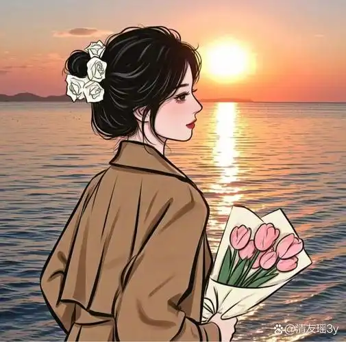 动态连更挑杖氖甑 微信头像淡人头像美女头像卡通四十岁适合时光