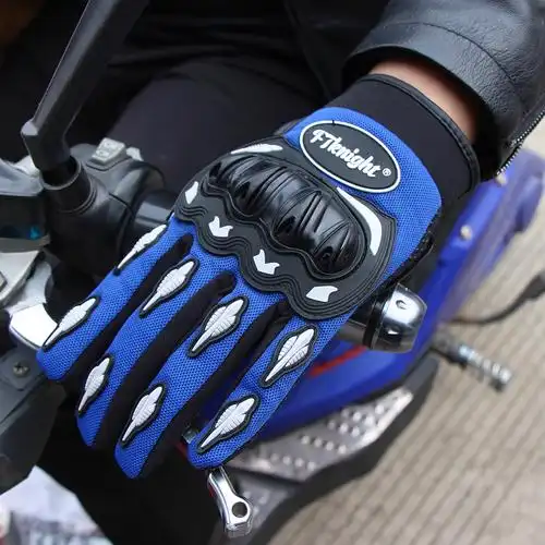 手套运动防护摩托车赛车赛车手全指透气夏季骑行机骑士手套