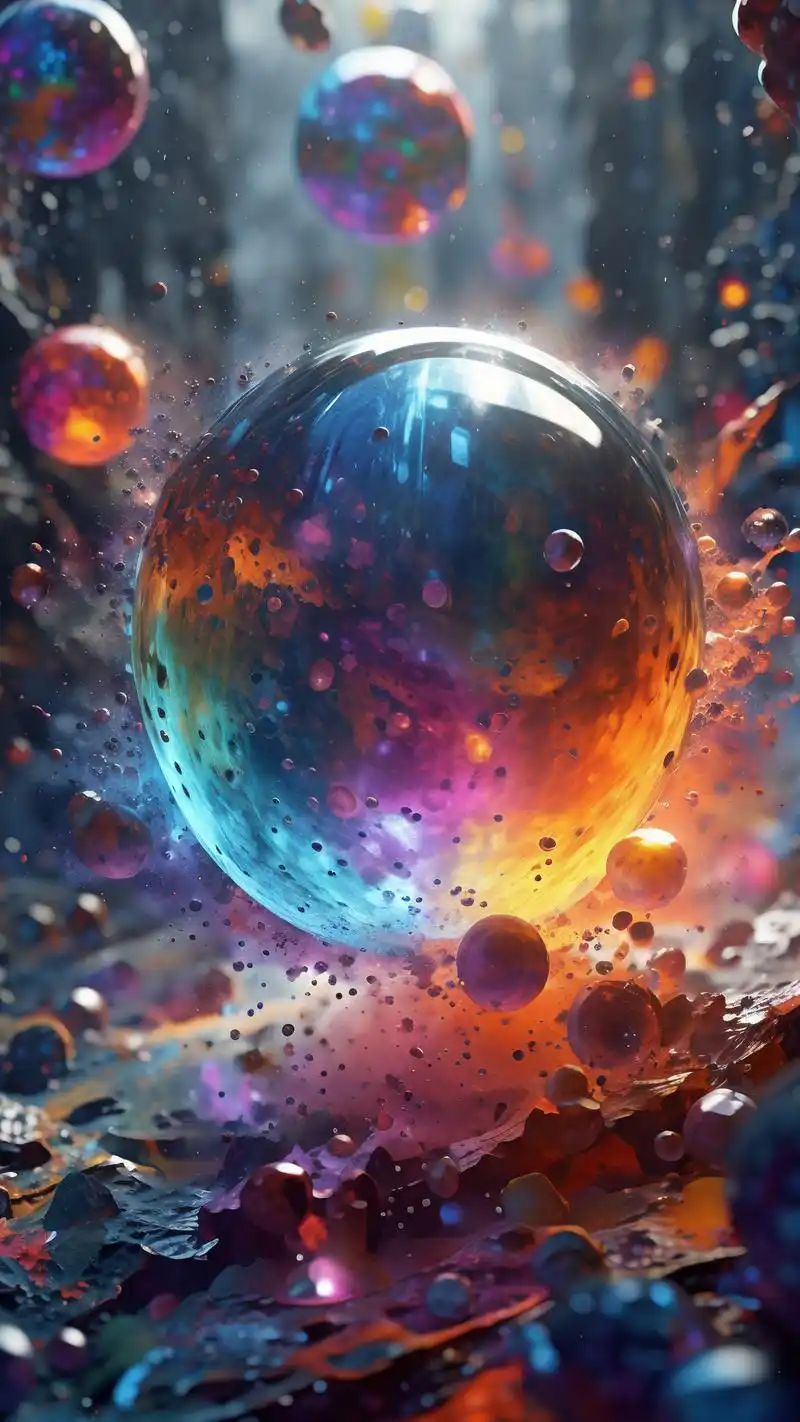 试试这些炫酷的3d球体壁纸吧!