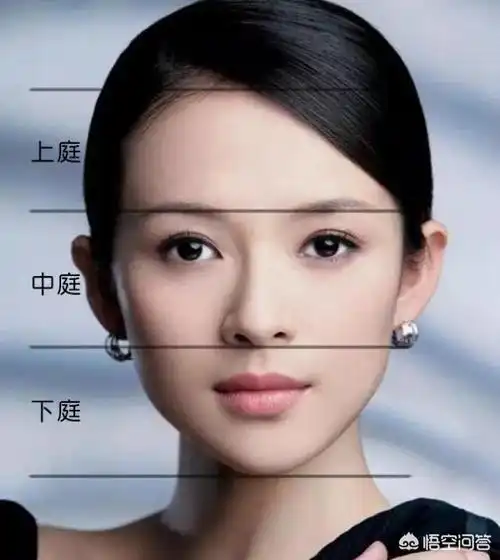自古以来我们对于美人就有"三庭五眼"的标准: "三庭"是指将脸的橙度