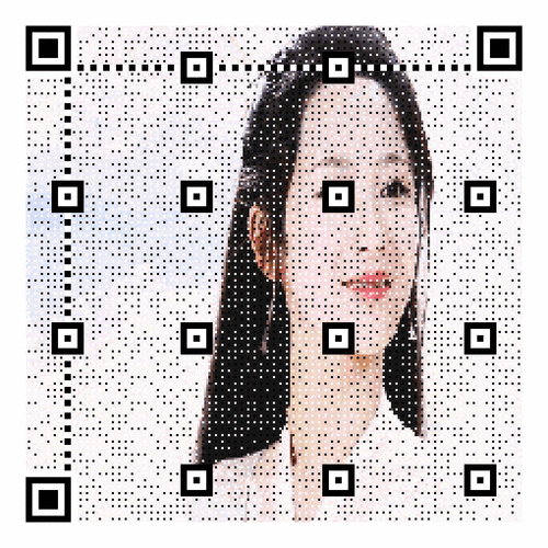 用python绘制杨紫作品集动态二维码 - 代码先锋网