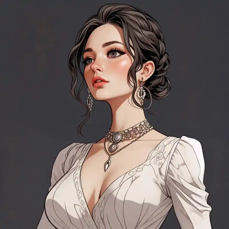 一眼就心动的优雅气质女生头像95