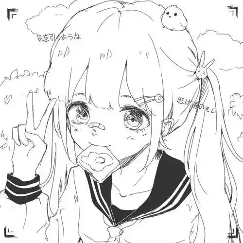 宝藏珍藏的男女生黑白动漫头像~_高清_图片_网络