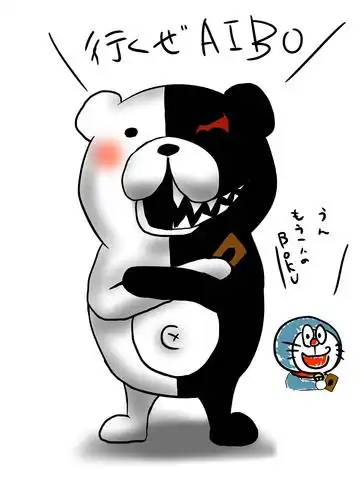 每日图片黑白熊